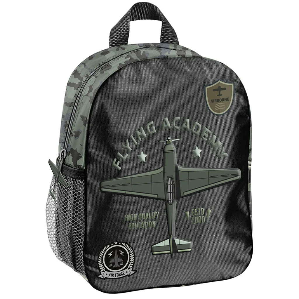 Petit sac à dos scolaire maternelle motif avion pour garçon PASO