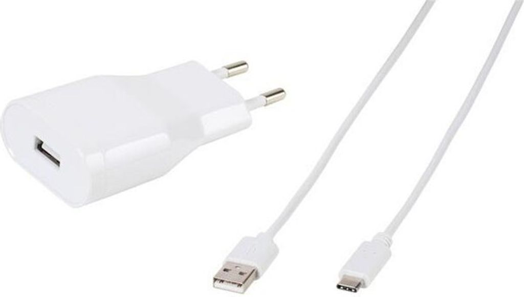 ViVanco Fast, Drinnen, AC, 5 V, 1,2 m, Weiß