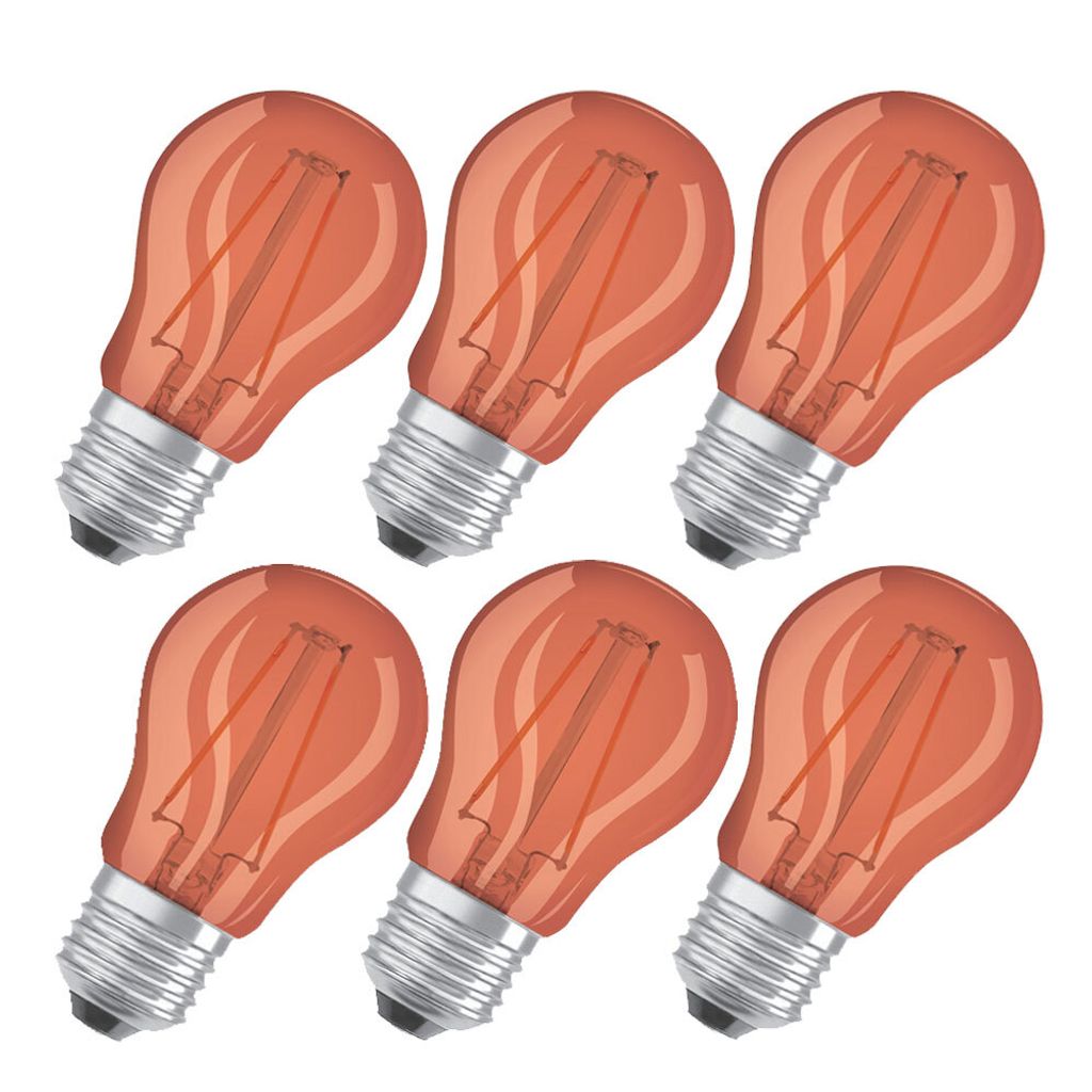 6 bombillas LED de filamento Osram, forma de gota, Imagen del producto 