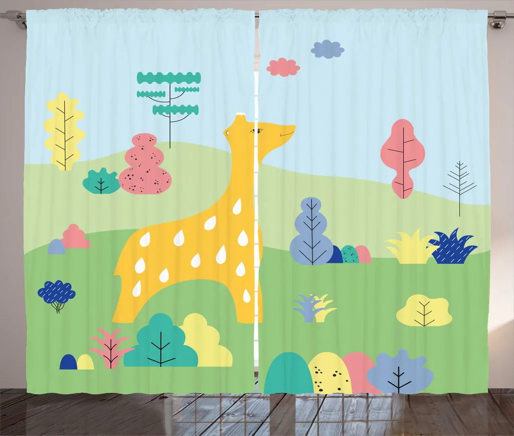ABAKUHAUS Tenda Giraffa Rustica 280x245 cm per Camera da Letto