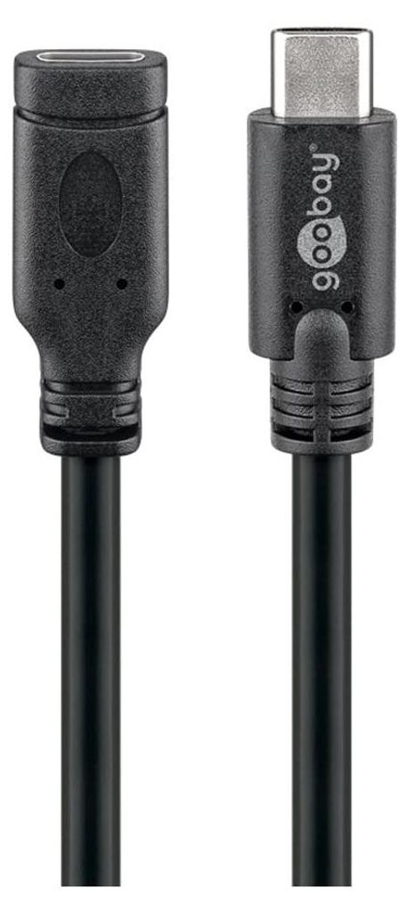 goobay USB 3.2 Gen 1 Verlängerungskabel, USB-C Stecker > Produktbild 