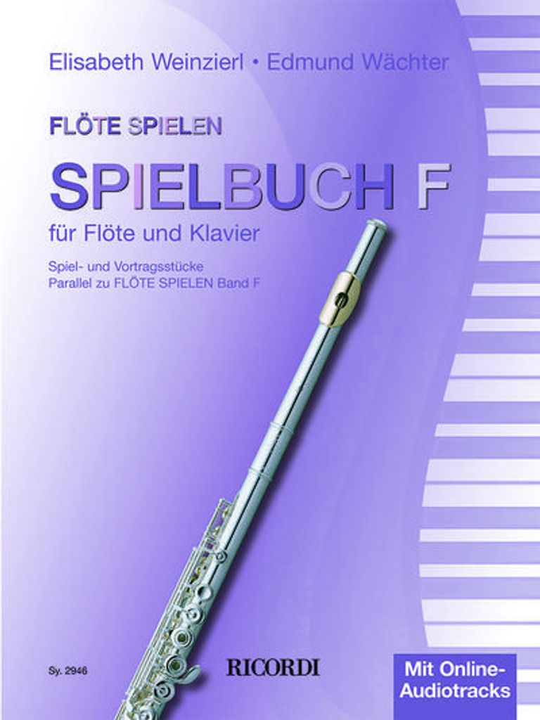 Flöte spielen - Spielbuch Band F (+Online)für Flöte und Klavier