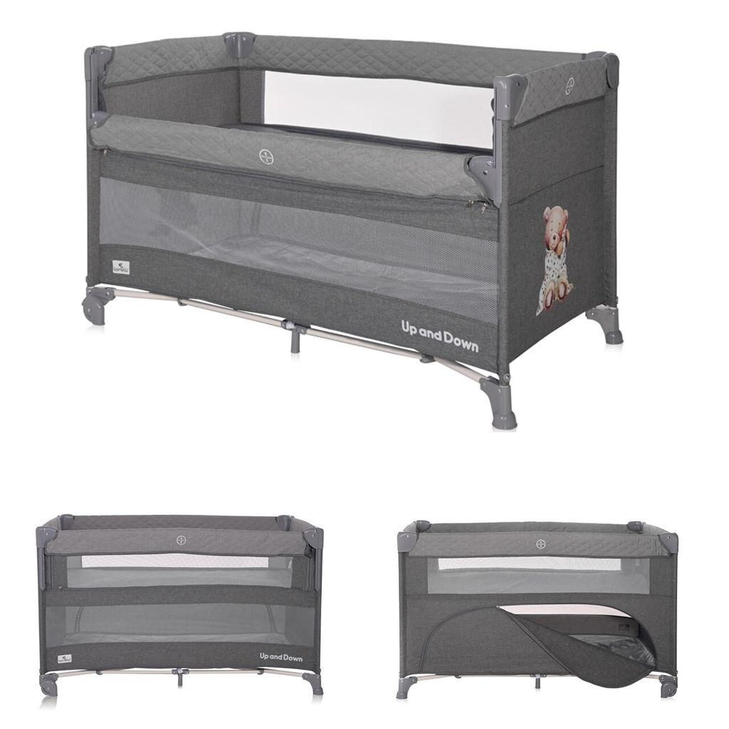 Lorelli Up and Down Reisebett 3in1 Beistellbett Laufstall 2 Produktbild 