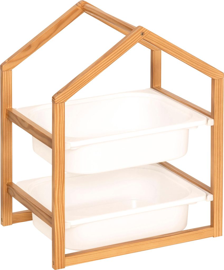 Aufbewahrungsmöbel 2 regale bako weiß 43x54,5cm - Atmosphera créateur d'intérieur