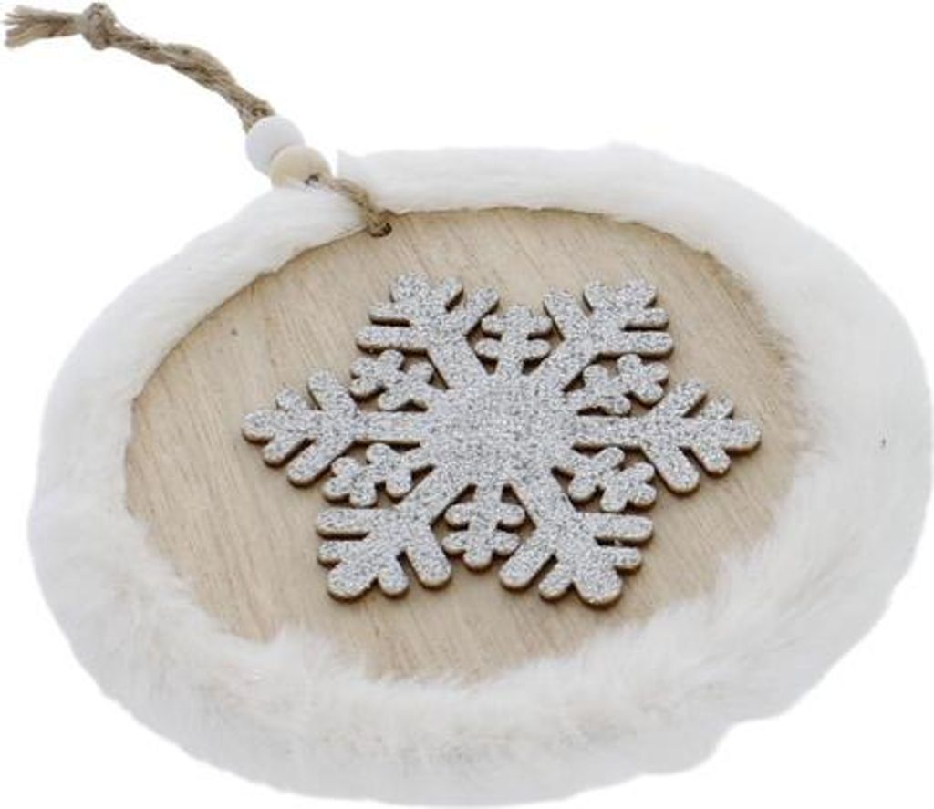 Dekoanhänger - Schneeflocke - ø ca. 13 cm
