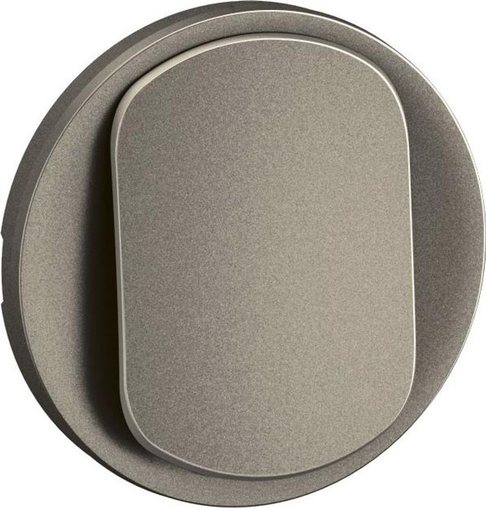 Legrand New Céliane Abdeckrahmen für Schalter und Steckdosen, Serie Enjo Permut A Voyant, Titanium