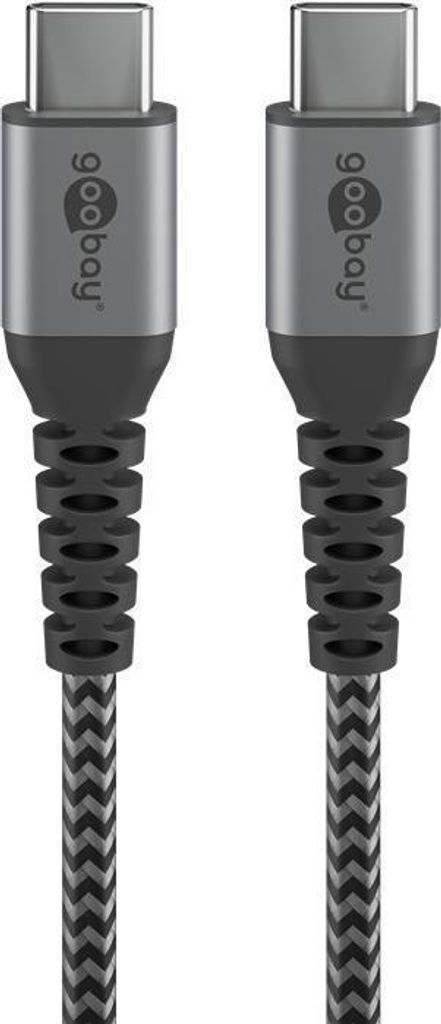 Two USB-C cables are shown side-by-side against a white background.