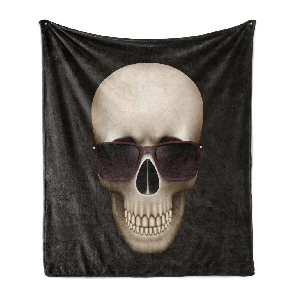 Coperta Termica Teschi ABAKUHAUS 125x175 - Ideale per Esterni
