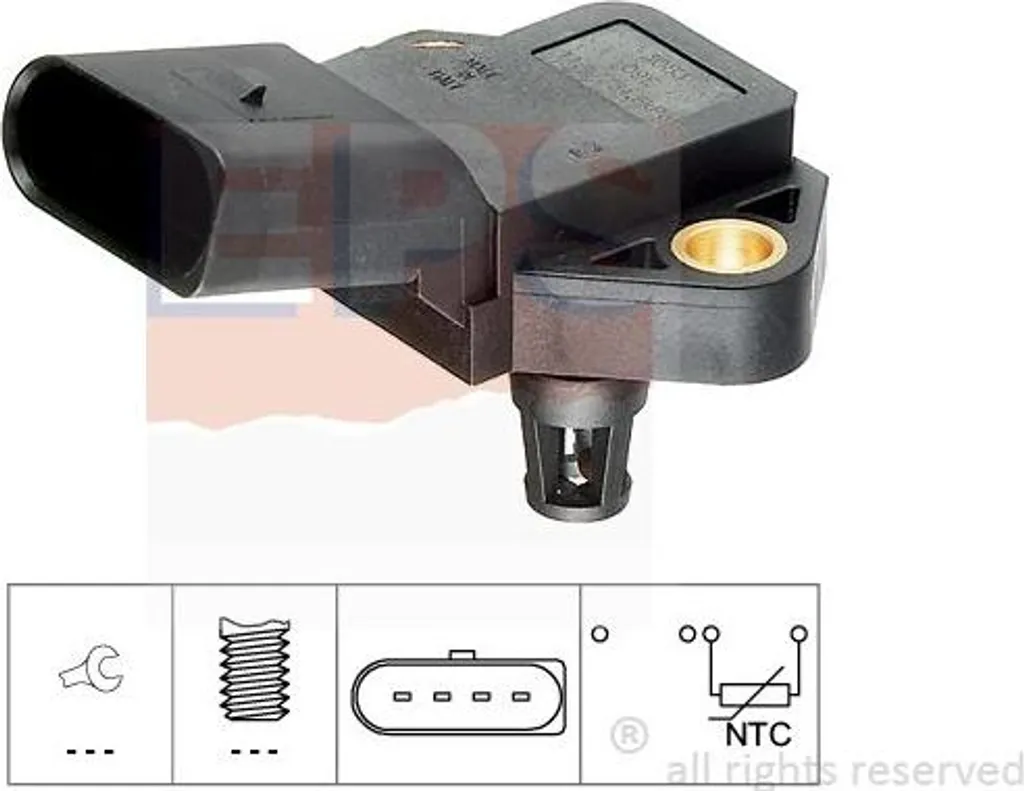 Sensore Aria Aspirata EPS 1.994.040 compatibile 03P906081 VW Seat