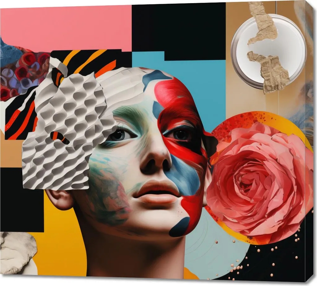 Image Peau Vivante Couleur Or 100 x 90 cm - Décoration Murale Premium