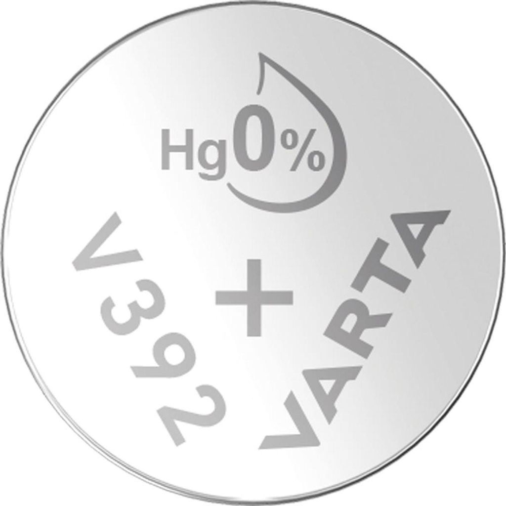 Varta knoopcel batterij, zilveroxide, V392/SR41, 1,55 V Productafbeelding 