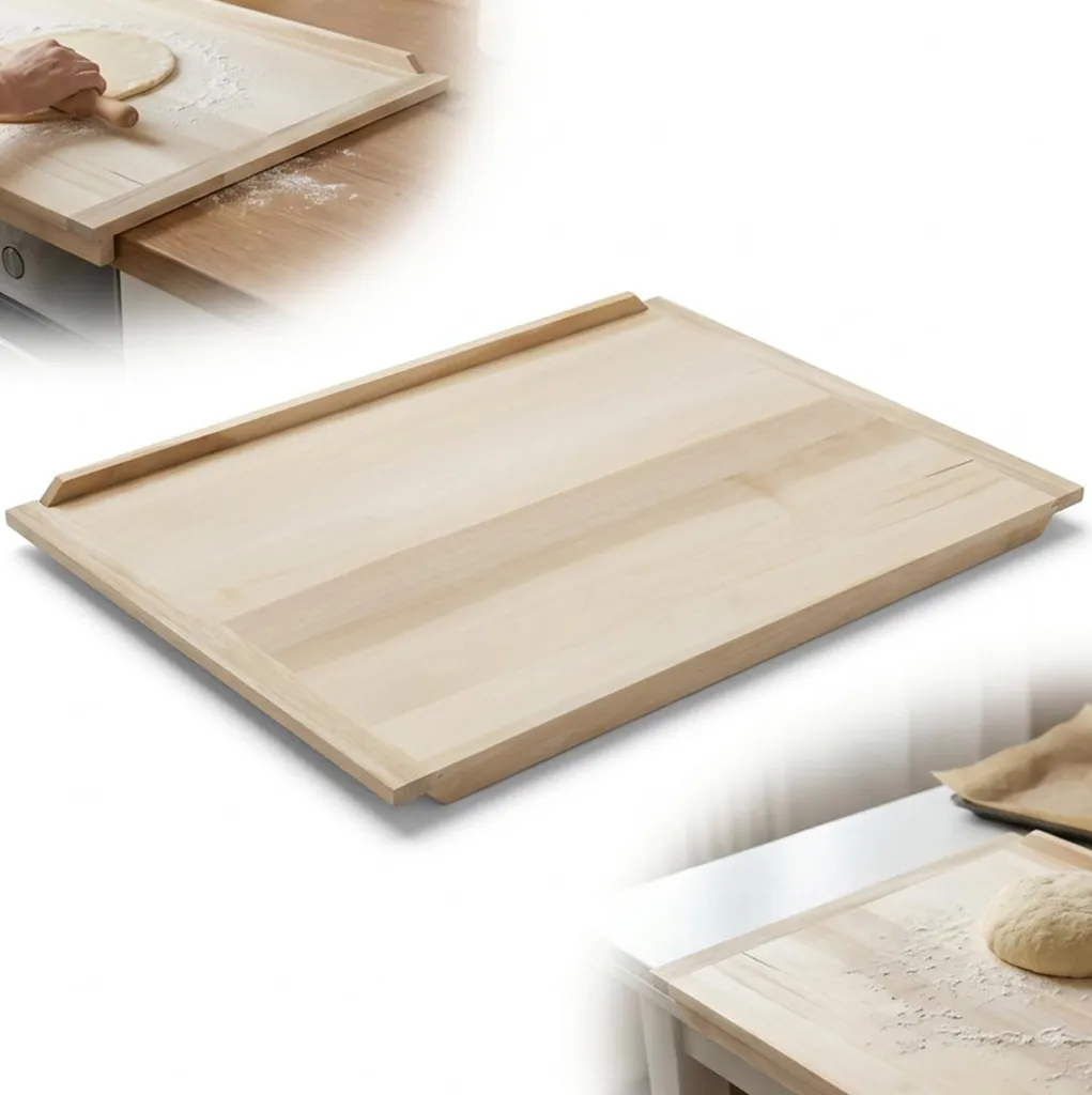Stolnica Doppia Lato In Legno Di Pioppo Xxl 80X59 Universale Naturale