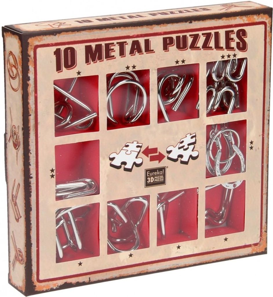 Eureka Metal Puzzle set 10 Metal puzzles Kaufland.sk