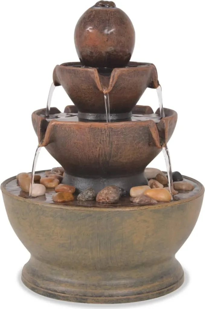 Fontaine d'intérieur zen pour bureau et salon, ambiance relaxante 25cm