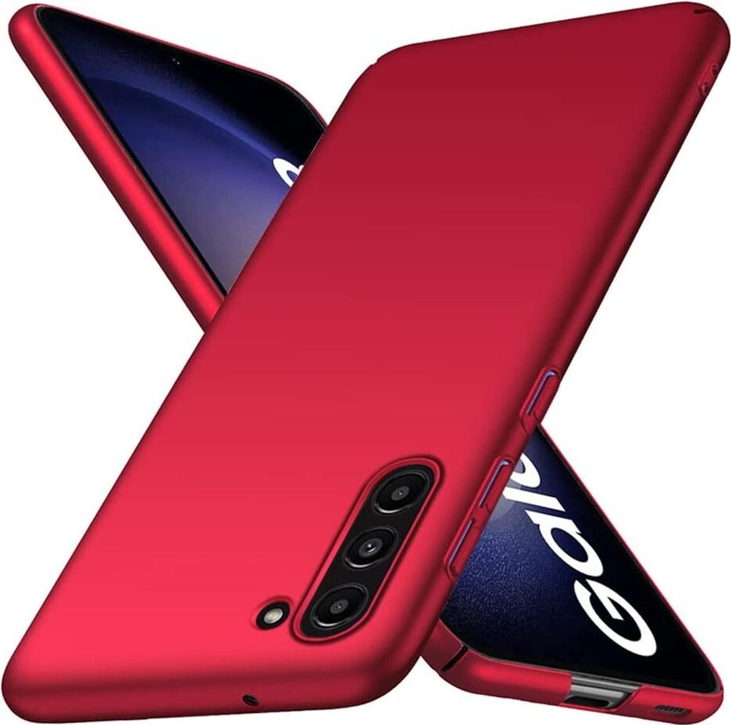 Galaxy S23 Hülle, Ultra Dünn Hart PC Matt Handyhülle Schutzhülle für Samsung Galaxy S23 Rot