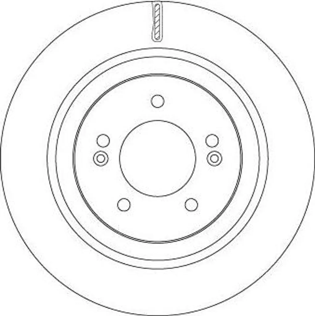 Disque de frein arrière TRW DF6959 pour entretien Kia Optima 1.7 CRDi