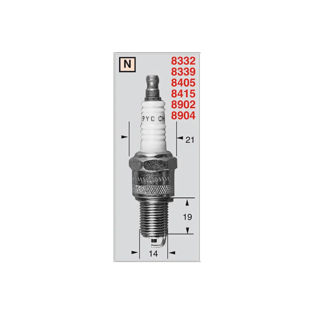 Candela Accensione Champion RN9YCC OE004 Efficienza Termica