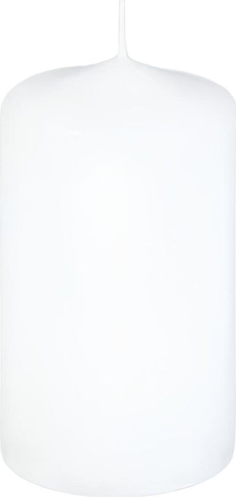 Premium Stumpenkerzen Weiß 100 x 60 mm, 1 Stück Produktbild 