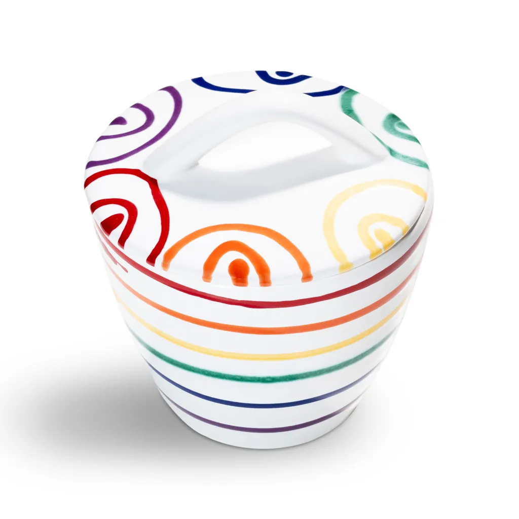 Sucrier hermétique en céramique Regenbogen Gmundner Keramik Gourmet 9 cm