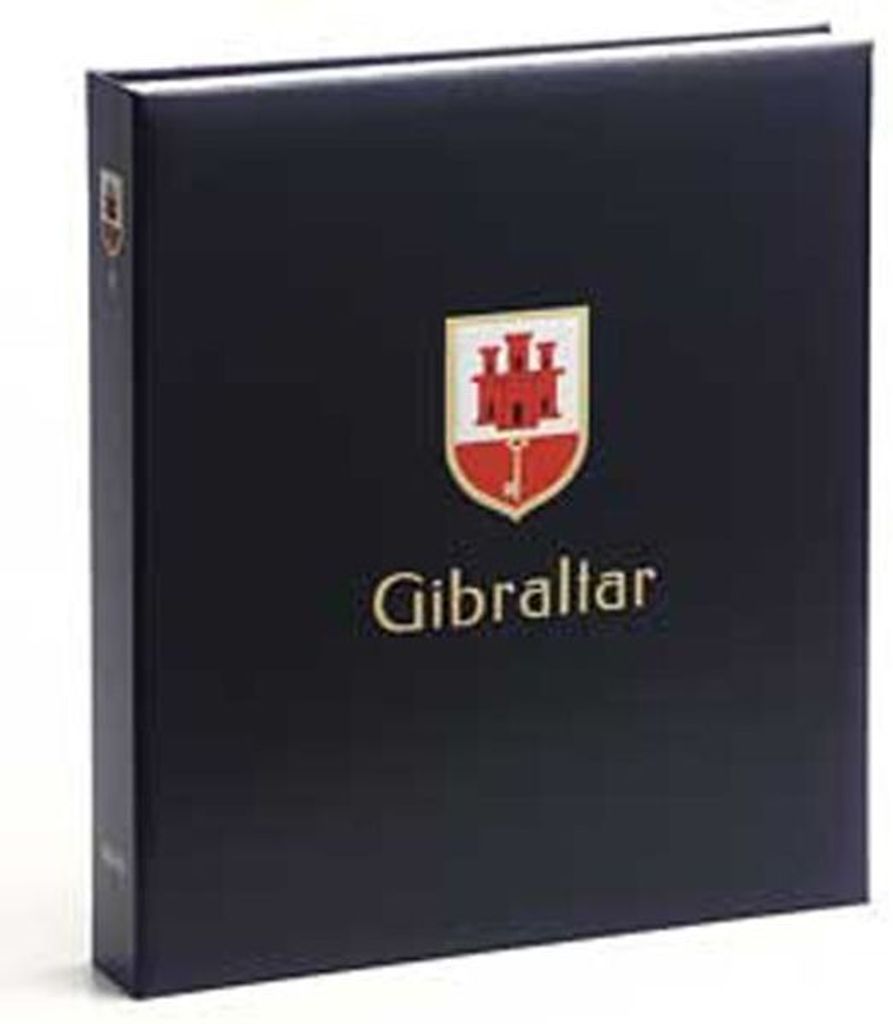 DAVO 5143 Luxus Leerbinder Briefmarkenalbum Gibraltar III