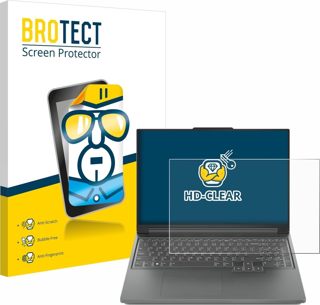 Für Lenovo Legion Slim 5 14 Schutzfolie BROTECT Displayschutz Display Schutz Folie Klar Transparent