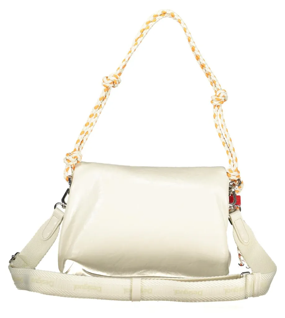 Petit sac à main blanc chic bandoulière ajustable et multi-compartiments - 2