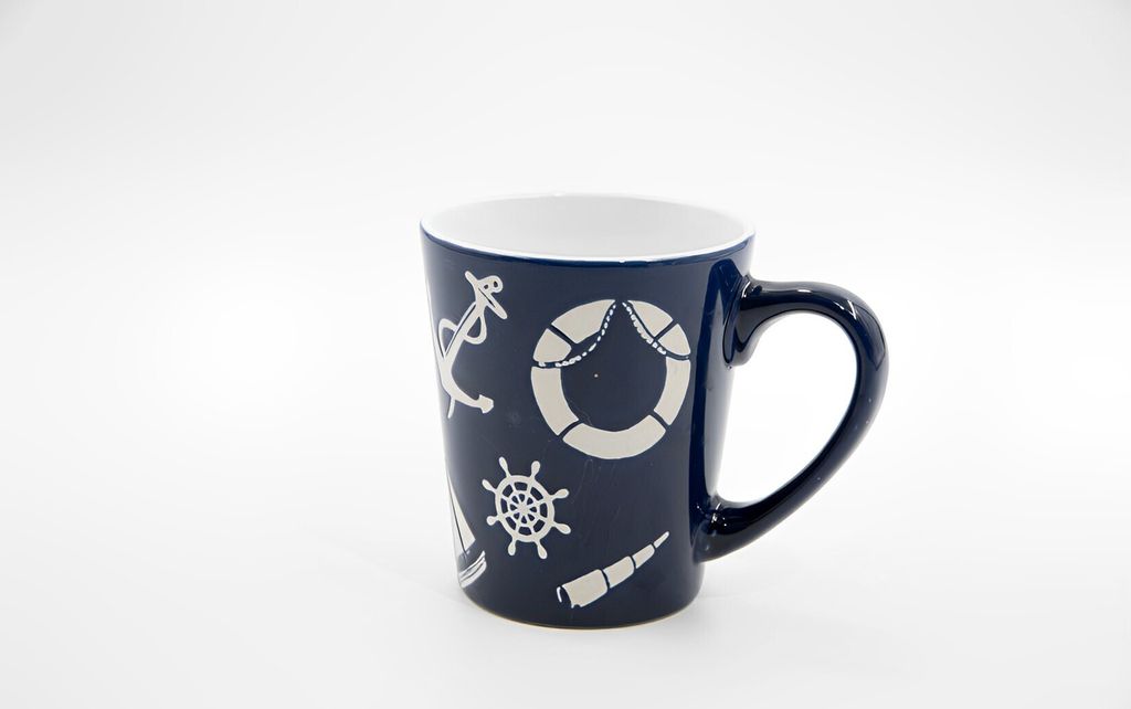 Kaffeetasse Becher Tasse Keramik 250ml Maritim