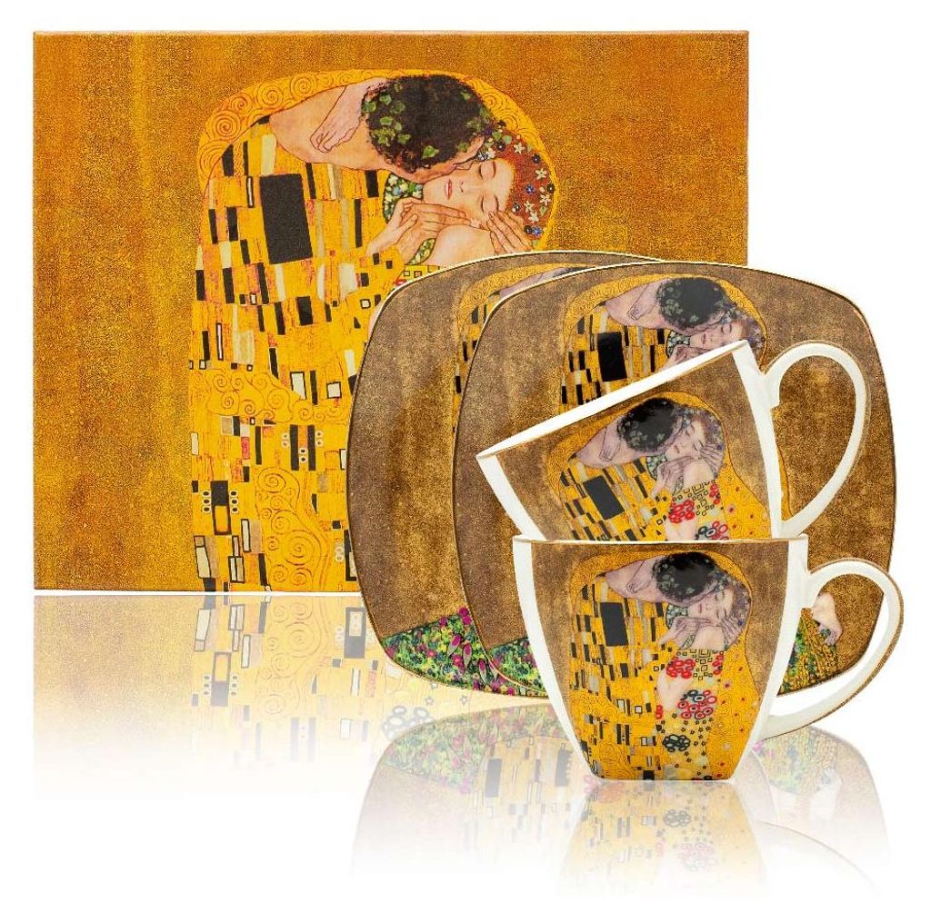 HOME ELEMENTS Tazza e piattino in porcellana 2 x 250 ml, Immagine del prodotto 