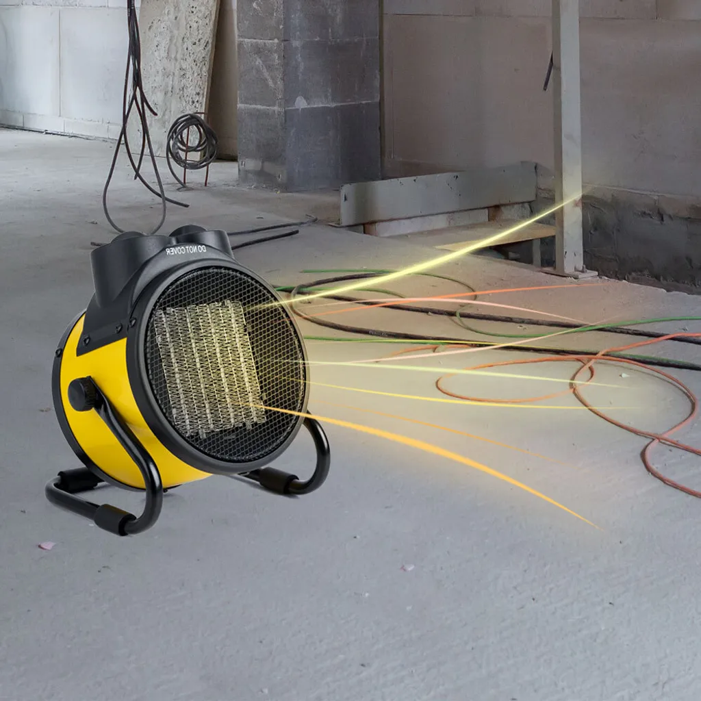 Chauffage de chantier aérotherme robuste 2 vitesses 1000/2000 Watts - 3