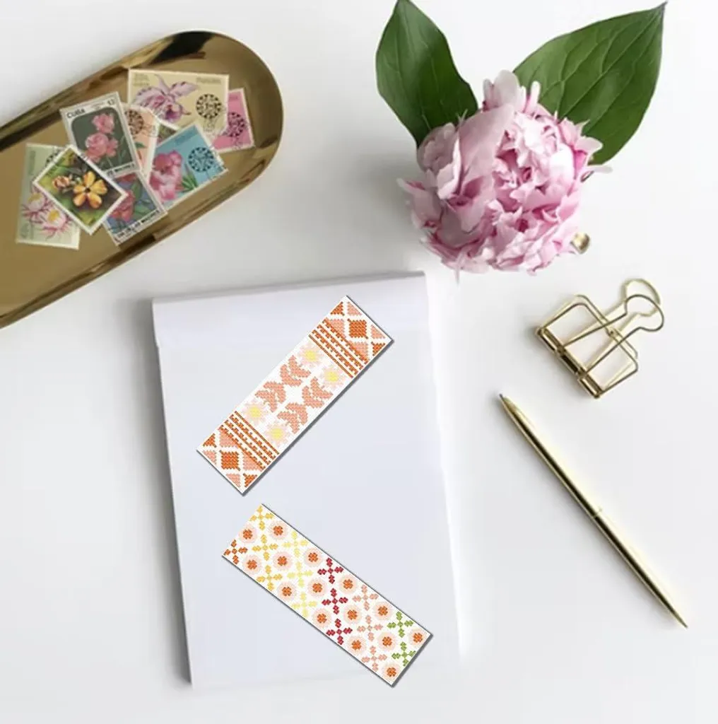 Kit Broderie Marque-page Magic World - 6 Motifs Fantaisie à Réaliser