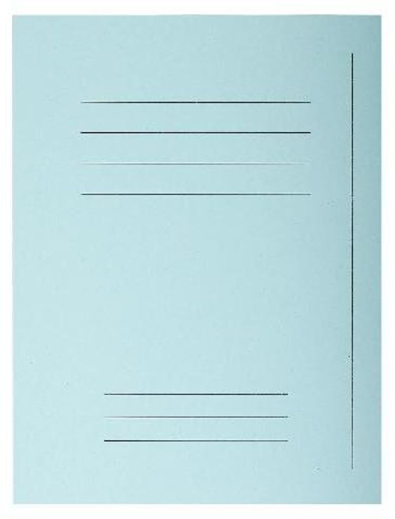 Exacompta 5x Pack 50 Aktendeckeln mit Index, RC, A4 , - Hellblau - 435006E
