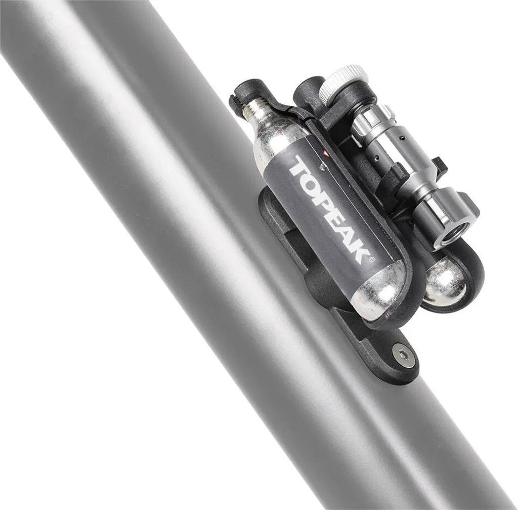 Topeak Ninja Master+ Co2 Noire - Support de Gonflage Discret et Robuste - 7