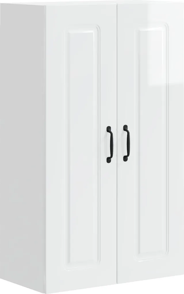 Mobile Cucina Kalmar Bianco Lucido 60x31x100 cm | Dispensa Salvaspazio