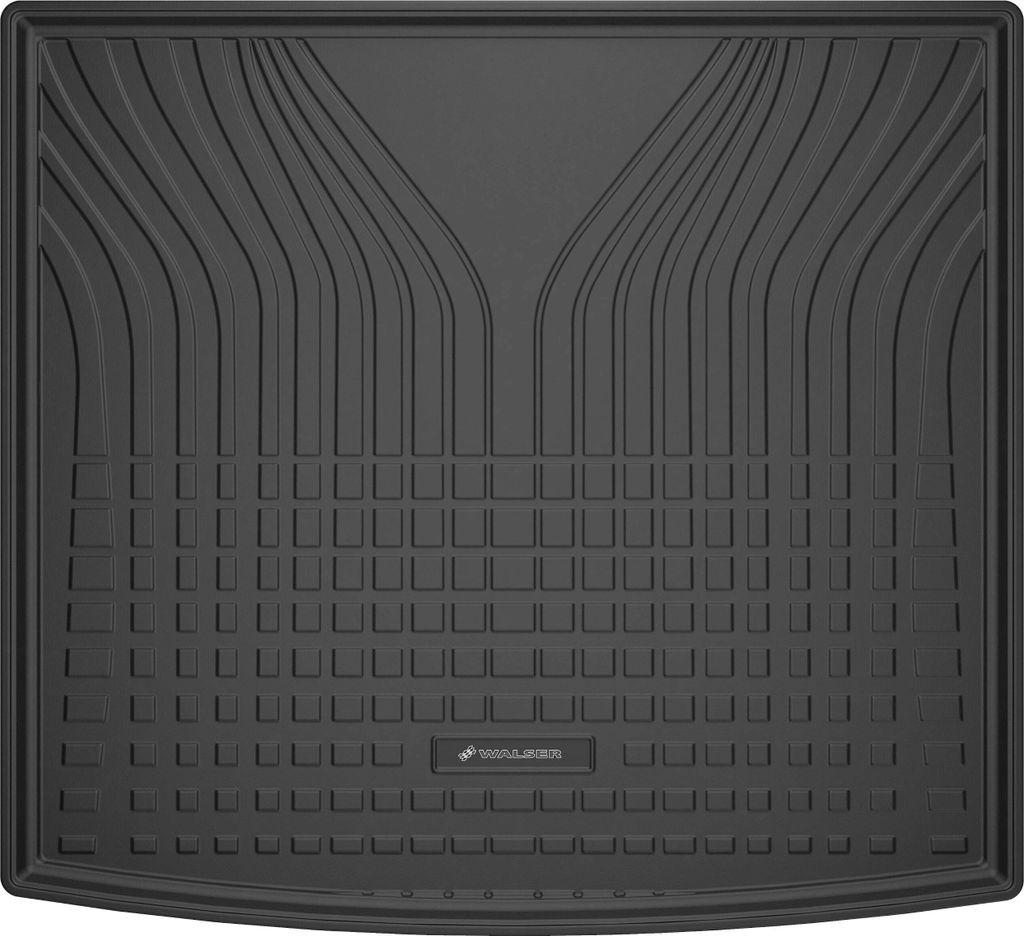 WALSER Premium Kofferraumwanne für VW ID.5 (E39) 07/2021-Heute, 100% passgenaue Kofferraum Schutzmatte - EU, robuste Antirutschmatte Auto