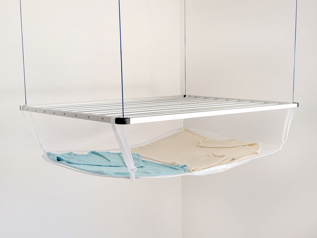 DRY-SMART AERONET XL Trockennetz für Pullover, Trockennetz für Wäsche, Trocknungsnetz faltbar 115x75 cm, Lift, Flex und ALU Deckentrockner