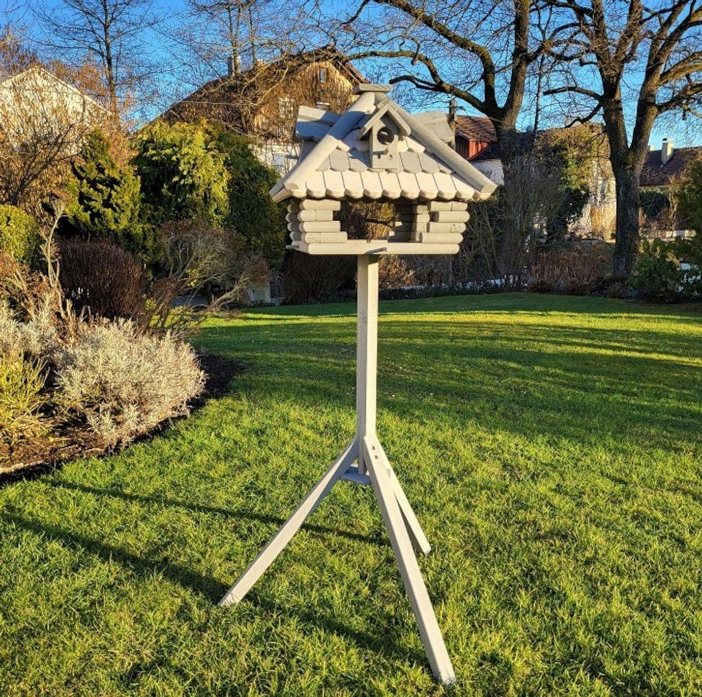 Vogelhaus KLAMMALM mit Ständer Vogelfutterhaus Futterhaus Produktbild 
