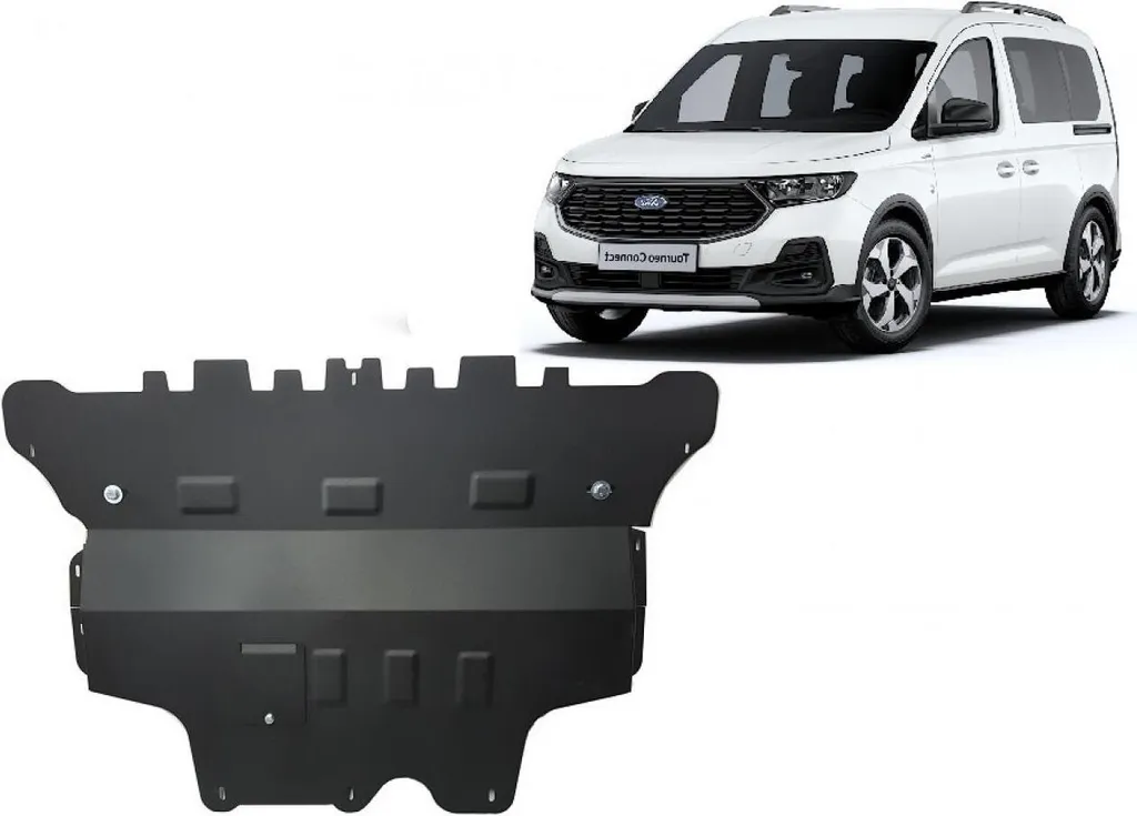 Évitez la casse moteur sur Ford Tourneo Connect avec ce blindage en acier