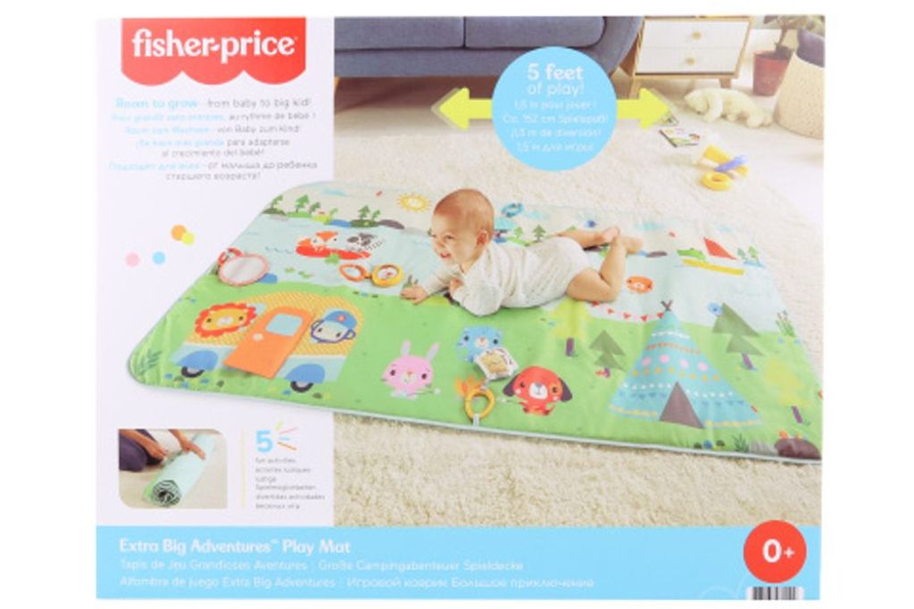 Fisher-Price Great Adventures große Spielmatte 1,5m GXR53 Produktbild 