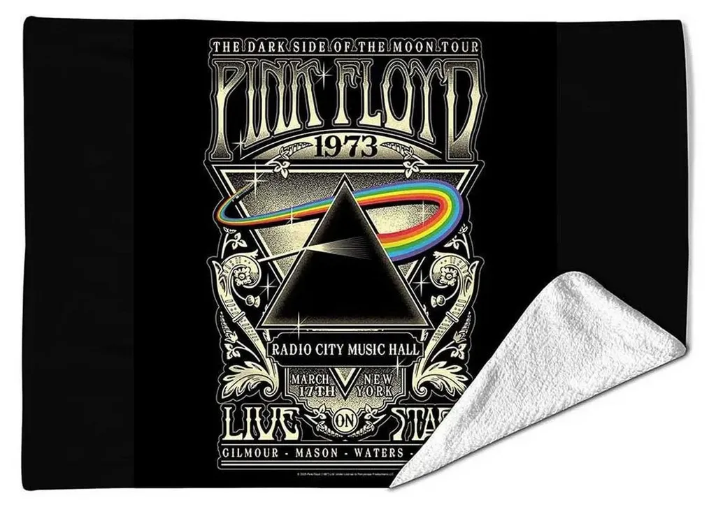 Couette Pink Floyd 1973 Live Molleton RO15645 Lit Double Multicolore