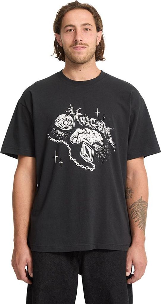 Volcom Death Truction Loose Fit Kurzarm-t-shirt Schwarz L Herren Schwarz L