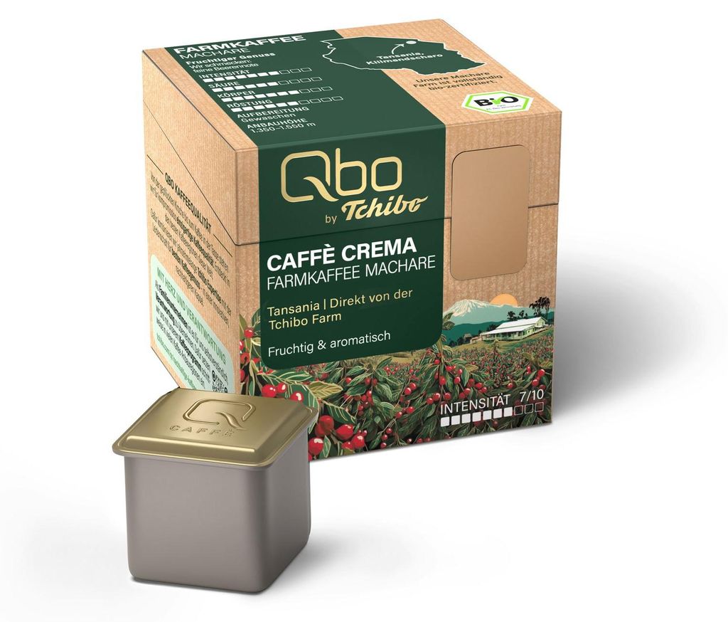 Tchibo Qbo Caffè Crema Farmkaffee Machare Premium Produktbild 