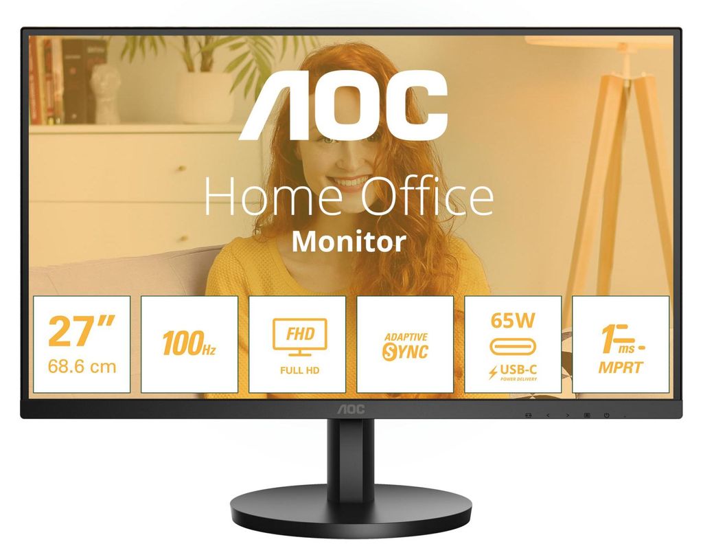 AOC Basic-line 27B3CA2 - B3 Series - LED-Monitor - 68.68 cm Produktbild 