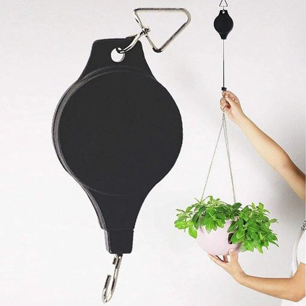 Crochets de Jardin Katrol avec Hauteur Ajustable pour Panier Suspendu