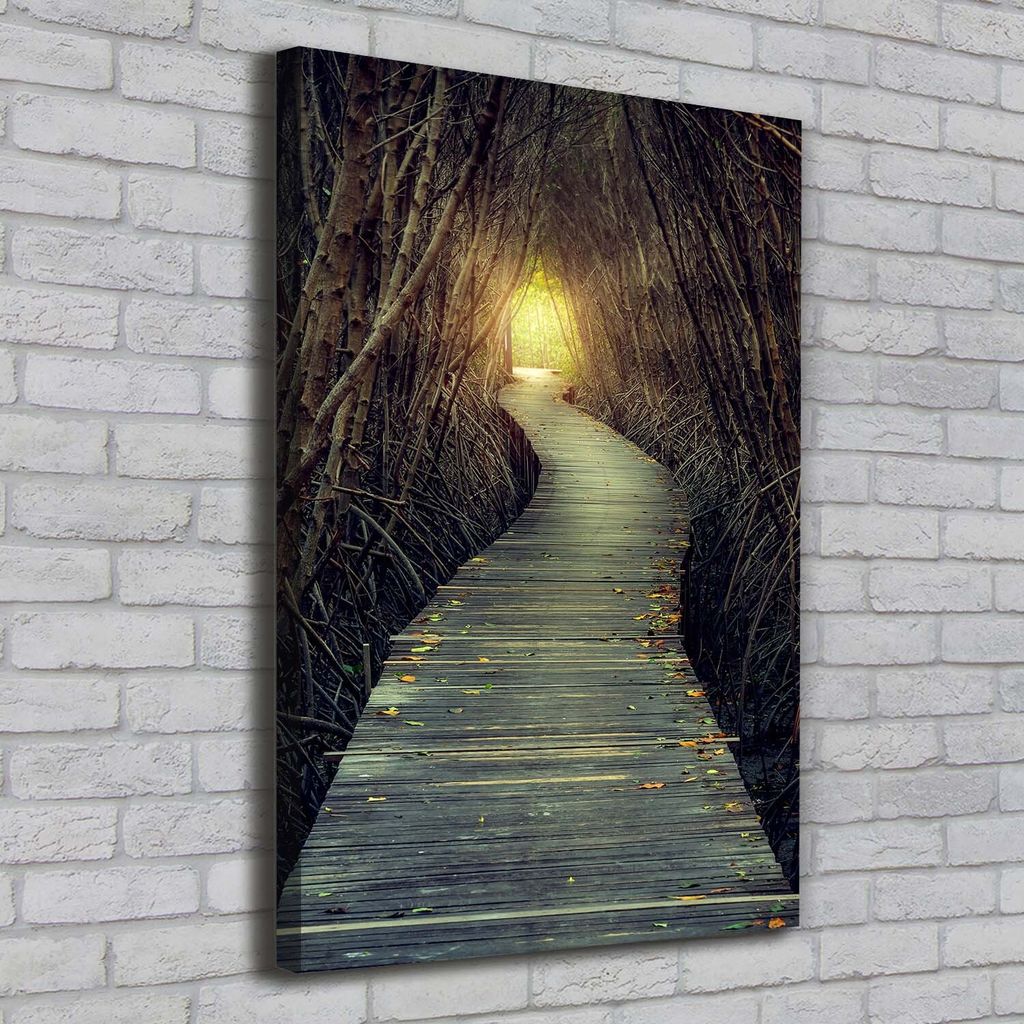 Tulup Leinwandbild - 70x100cm - Wandkunst - Drucke auf Leinwand - Leinwanddruck - Wohnzimmer Wanddekoration XXL - Wohnung Deko Kunstdrucke - Land...