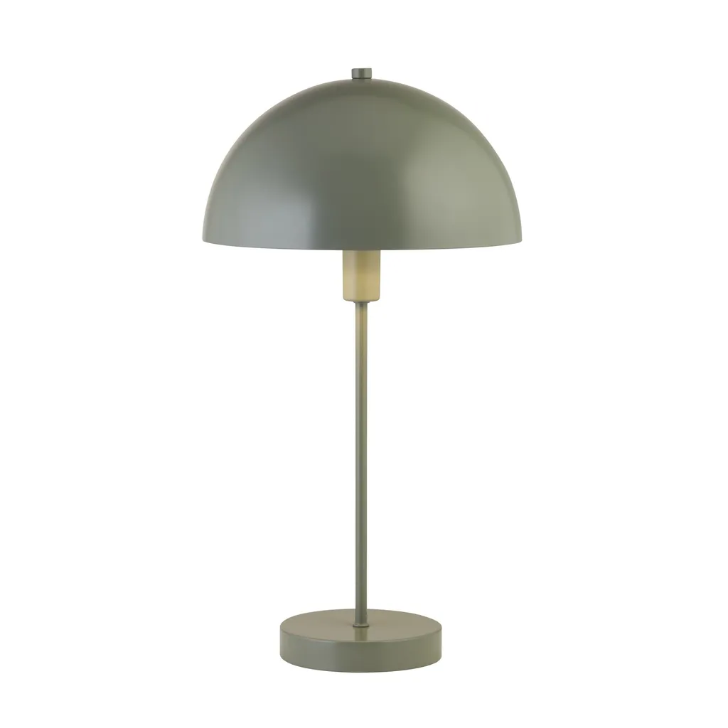 Lampe à poser en forme de champignon vert vintage en verre soufflé