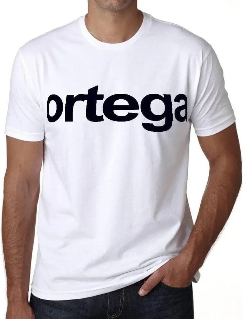 Herren Grafik T-Shirt Ortega Öko-Verantwortlich Vintage Jahrgang Kurzarm Lustige Druck Geburtstag Geschenk Mann