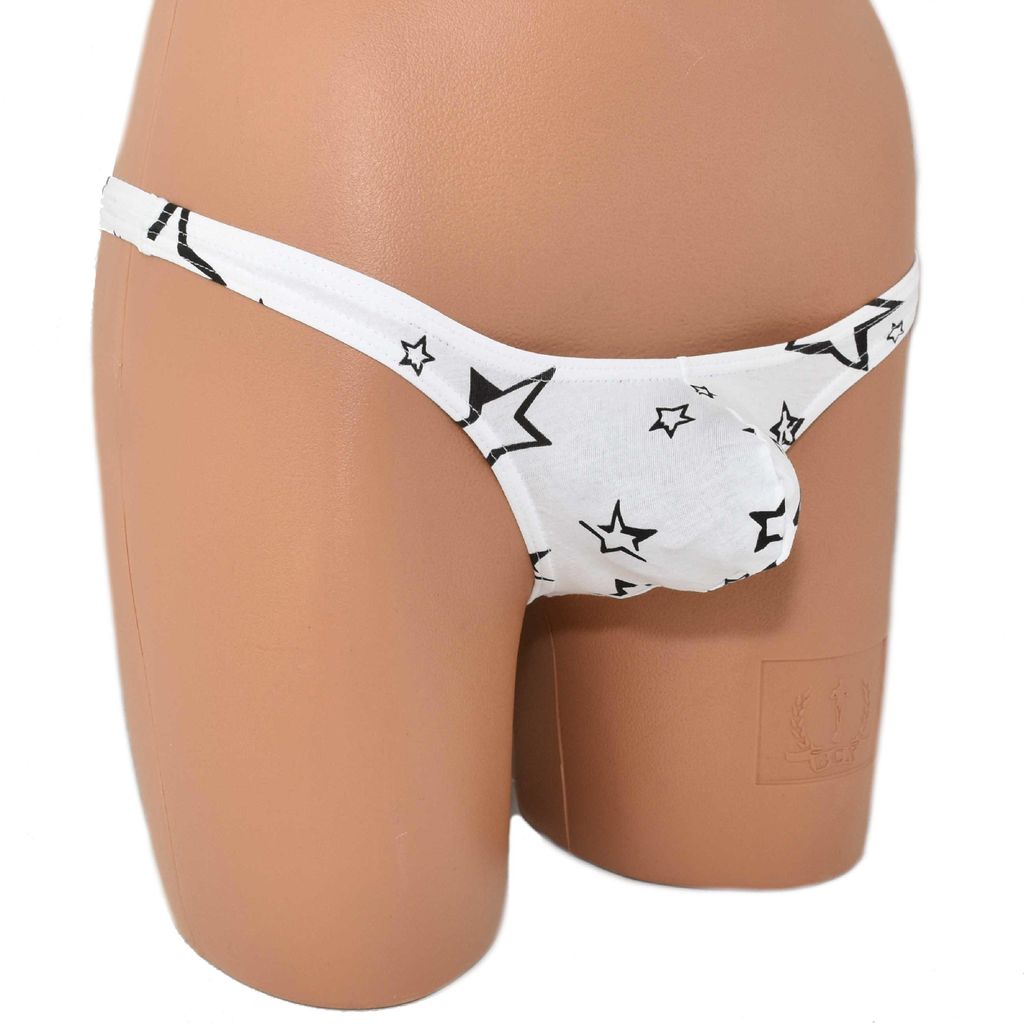 Strings Baumwolle gemustert Sterne Thongs