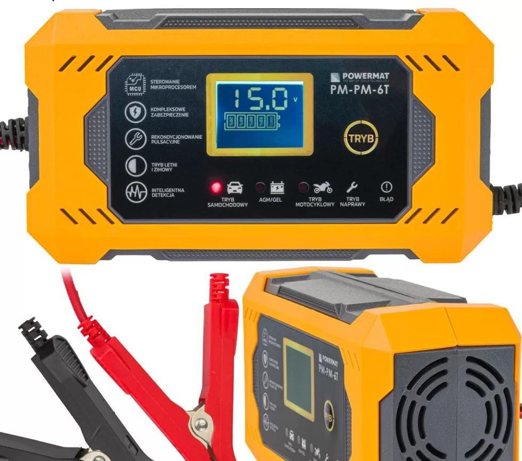 POWERMAT Automatická nabíječka baterií 12V PM-PM-6T Obrázek produktu 