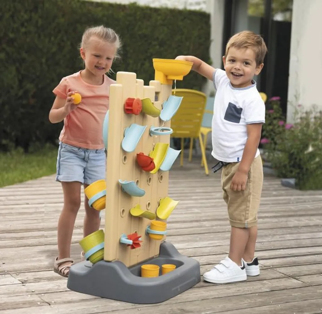 Mur d'activités Smoby traité anti-UV avec circuit d'eau modulable - 3