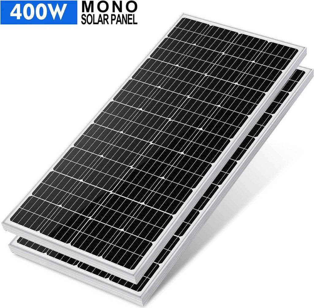 400W Watt Solarmodul 2x200W Mono Solarpanel 12V Photovoltaik Solaranlage für Wohnmobil Camping Haus RV